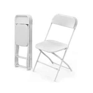 Folding plastic chair